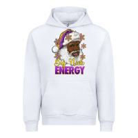 White big nick energy purple and gold afro santa Urban Hoodie - RanaPortraitStore
