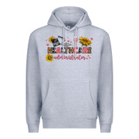 Heather Grey healthcare administrator Premium Hoodie - texasbilliewilder
