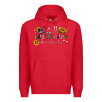 Red healthcare administrator Premium Hoodie - texasbilliewilder
