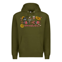 Army Green healthcare administrator Premium Hoodie - texasbilliewilder