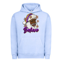Pigment Grape Ice believe purple and gold african american santa Urban Hoodie - RanaPortraitStore