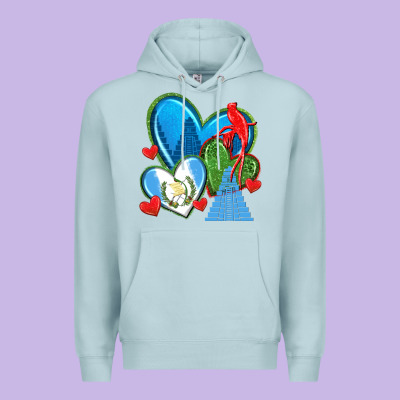 Premium Hoodie guatemala hearts