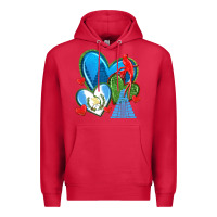 Cardinal guatemala hearts Premium Hoodie - texasbilliewilder
