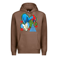 Chestnut guatemala hearts Premium Hoodie - texasbilliewilder