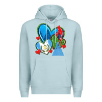 Blue Mist guatemala hearts Premium Hoodie - texasbilliewilder
