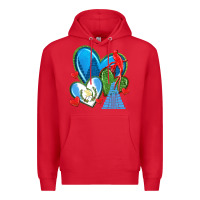 Red guatemala hearts Premium Hoodie - texasbilliewilder