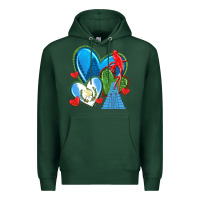 Sports Green guatemala hearts Premium Hoodie - texasbilliewilder