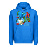 True Royal guatemala hearts Premium Hoodie - texasbilliewilder