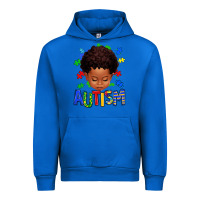 Cobalt autism afro kid full face Urban Hoodie - texasbilliewilder