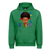 Emerald autism afro kid full face Urban Hoodie - texasbilliewilder