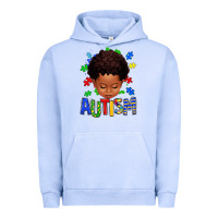 Pigment Grape Ice autism afro kid full face Urban Hoodie - texasbilliewilder
