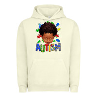Pigment Pistachio autism afro kid full face Urban Hoodie - texasbilliewilder