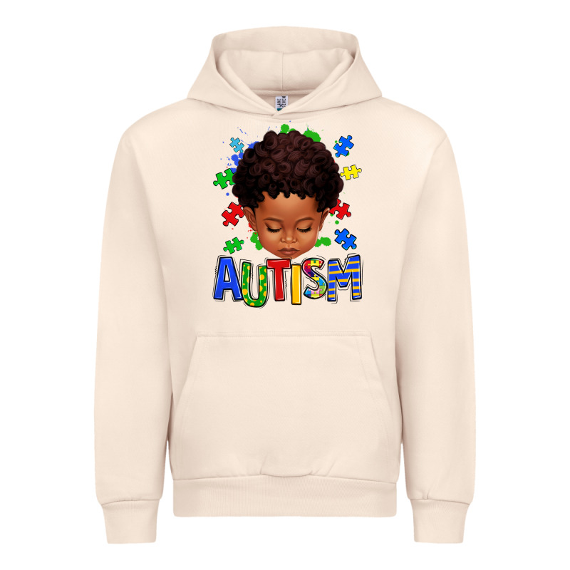 Autism Afro Kid Full Face Urban Hoodie by texasbilliewilder | Teevron
