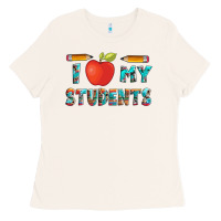 Bone i love my students with pen and Ladies Tee - Artiststas