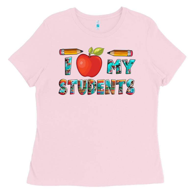 I Love My Students With Pen And Ladies Tee by Artiststas | Teevron
