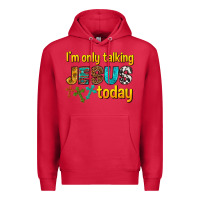 Cardinal im only talking jesus today Premium Hoodie - texasbilliewilder