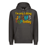 Smoke im only talking jesus today Premium Hoodie - texasbilliewilder