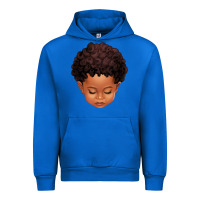 Cobalt cute afro boy Urban Hoodie - texasbilliewilder