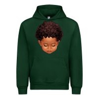 Foreset Green cute afro boy Urban Hoodie - texasbilliewilder
