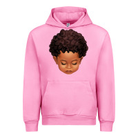 Fuchsia Pink cute afro boy Urban Hoodie - texasbilliewilder
