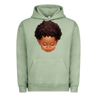 Pigment Oil Green cute afro boy Urban Hoodie - texasbilliewilder