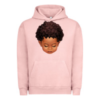 Pigment Salmon cute afro boy Urban Hoodie - texasbilliewilder