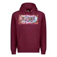 Burgundy Valentine's Day Nurse Premium Hoodie - RanaPortraitStore