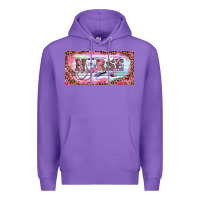 Purple Valentine's Day Nurse Premium Hoodie - RanaPortraitStore