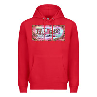 Red Valentine's Day Nurse Premium Hoodie - RanaPortraitStore