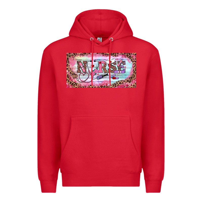 Valentine's Day Nurse Premium Hoodie by RanaPortraitStore | Teevron