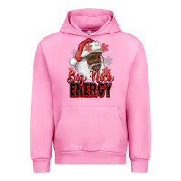 Fuchsia Pink big nick energy afro santa Urban Hoodie - RanaPortraitStore
