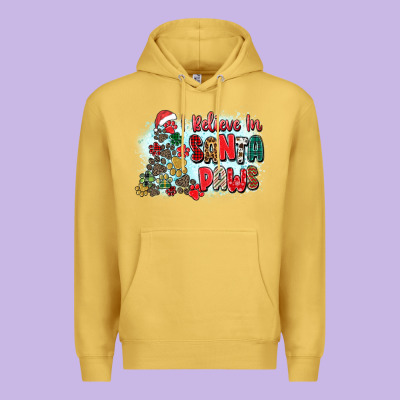 I Believe In Santa Paws Premium Hoodie Designed By Zillion Design Studio