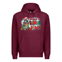 Burgundy i believe in santa paws Premium Hoodie - Zillion Design Studio