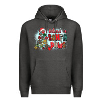 Charcoal Heather i believe in santa paws Premium Hoodie - Zillion Design Studio