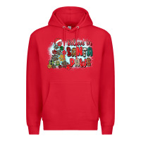 Red i believe in santa paws Premium Hoodie - Zillion Design Studio