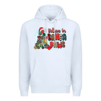 White i believe in santa paws Premium Hoodie - Zillion Design Studio