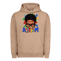 Pigment Burro autism afro man Urban Hoodie - texasbilliewilder