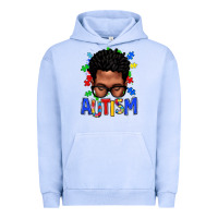 Pigment Grape Ice autism afro man Urban Hoodie - texasbilliewilder