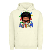 Pigment Pistachio autism afro man Urban Hoodie - texasbilliewilder