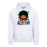 White autism afro man Urban Hoodie - texasbilliewilder