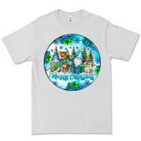 Dove Grey merry christmas Premium Tee - CowhideDigitalArt