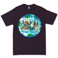 Plum merry christmas Premium Tee - CowhideDigitalArt