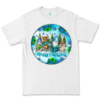 White merry christmas Premium Tee - CowhideDigitalArt