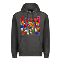 Charcoal Heather its in my dna dominican republic Premium Hoodie - texasbilliewilder