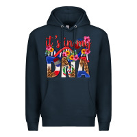 Navy its in my dna dominican republic Premium Hoodie - texasbilliewilder
