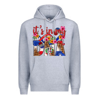 Heather Grey its in my dna dominican republic Premium Hoodie - texasbilliewilder