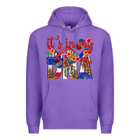 Purple its in my dna dominican republic Premium Hoodie - texasbilliewilder