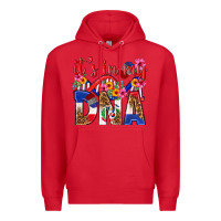 Red its in my dna dominican republic Premium Hoodie - texasbilliewilder