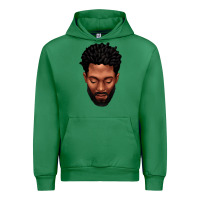 Emerald bearded black man portrait Urban Hoodie - texasbilliewilder