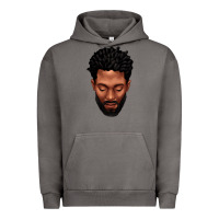 Pigment Tornado bearded black man portrait Urban Hoodie - texasbilliewilder